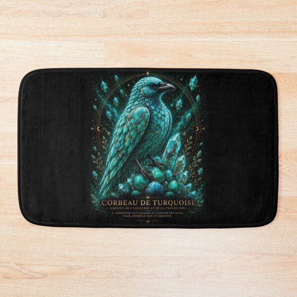 Item preview, Turquoise Raven – Guardian of the Sky designed and sold by Axokris.
