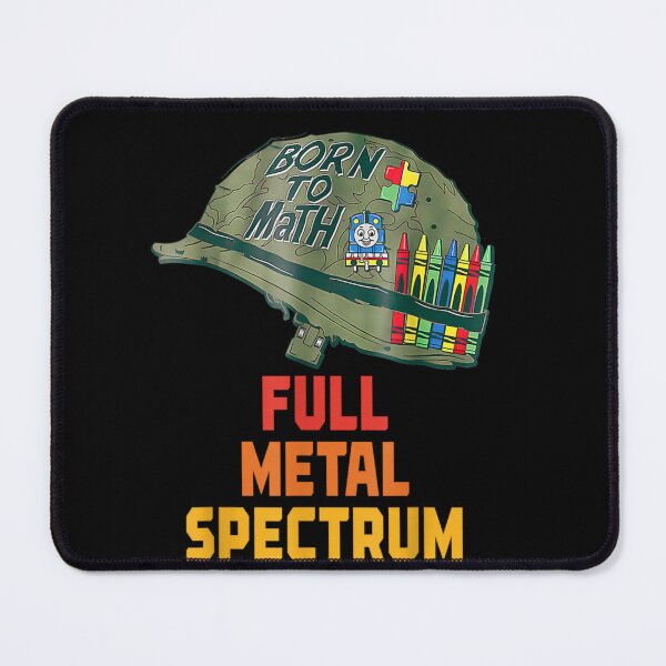 Item preview, Born To Math Full Metal Spectrum - Autistic Math Neurodiversity Awareness designed and sold by LASTIQUE-dd.