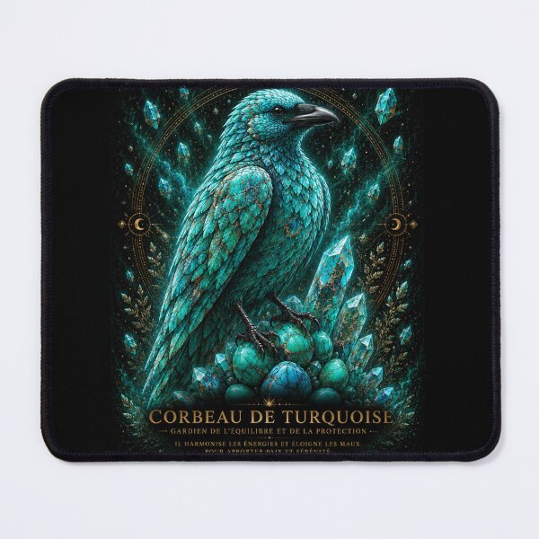 Item preview, Turquoise Raven – Guardian of the Sky designed and sold by Axokris.