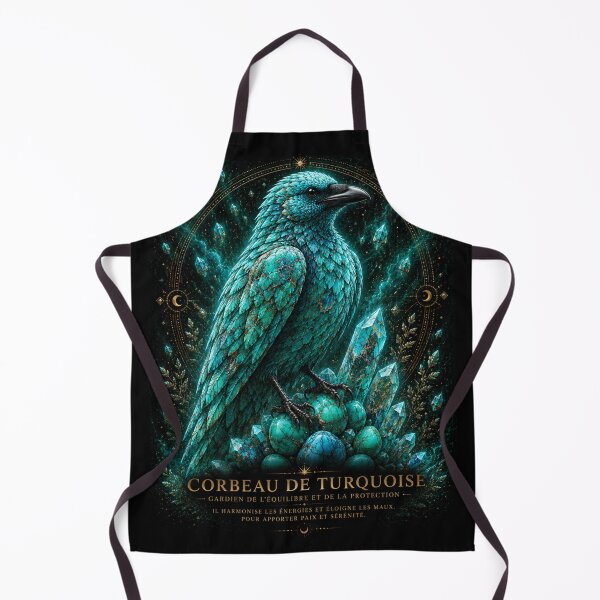 Item preview, Turquoise Raven – Guardian of the Sky designed and sold by Axokris.