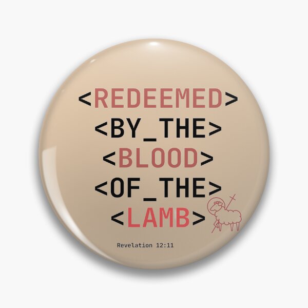 Item preview, Redeemed by the blood of Christ designed and sold by ChihbyCharity.