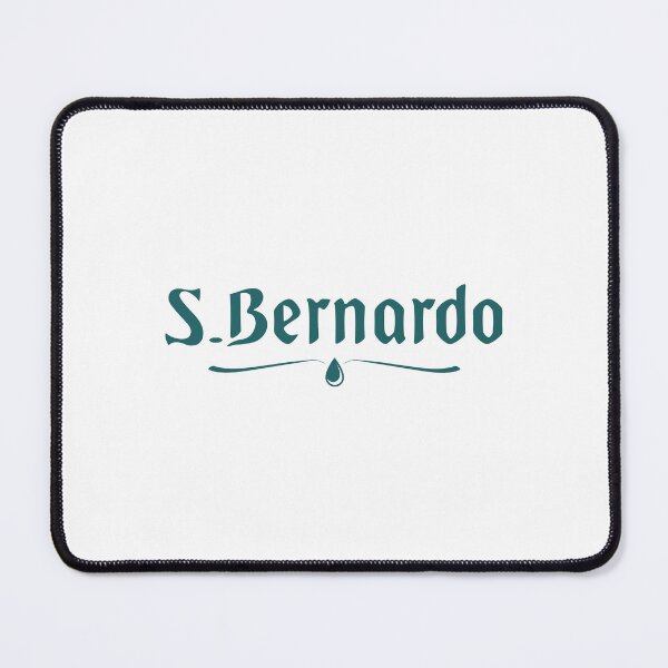 Item preview, S Bernardo Mineral Water Teal Typography Logo designed and sold by Terbnsui.