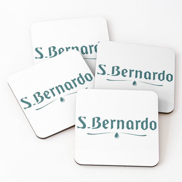 Item preview, S Bernardo Mineral Water Teal Typography Logo designed and sold by Terbnsui.
