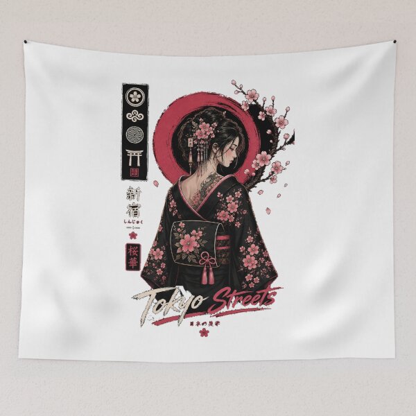 Item preview, Tokyo Streets – Sakura Geisha Japanese Streetwear Aesthetic designed and sold by ichiyori.