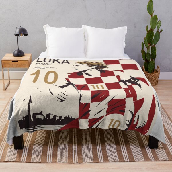 Item preview, Luka Modrić Croatia Football Legend Print designed and sold by Studio pod Burom.