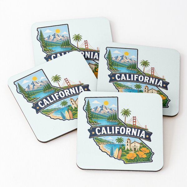 Item preview, California State Landmarks and Scenic Design designed and sold by Myra365Art.