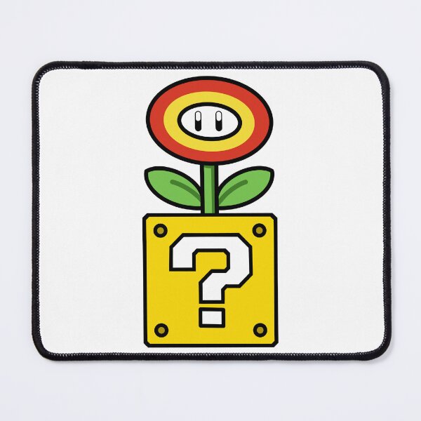 Item preview, fire flower question block designed and sold by Shiningsticker8.