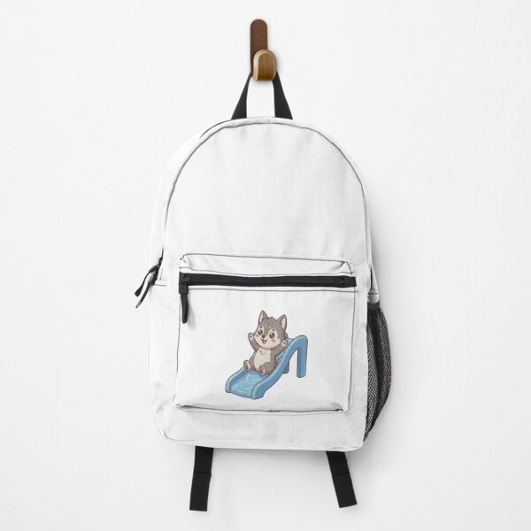 Item preview, Cute Wolf Sliding Down Water Slide designed and sold by Ella_Sketch.
