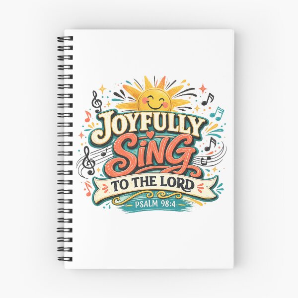 Item preview, Joyfully Sing to the Lord Psalm 98:4 Christian Worship Praise Design designed and sold by SoulThread Studio.