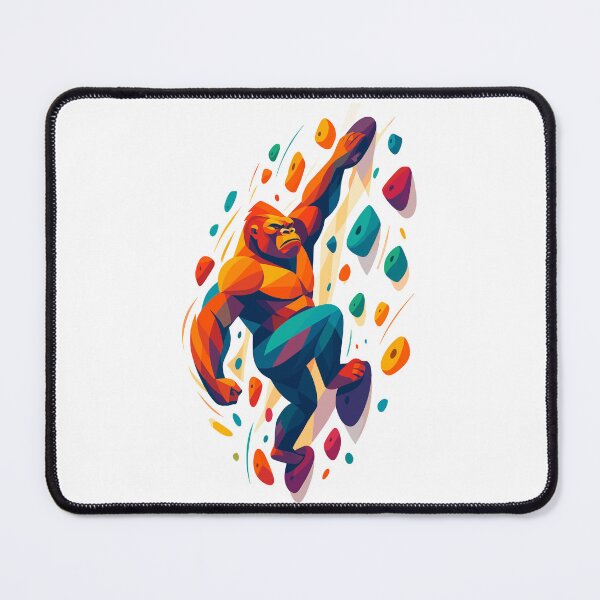 Item preview, Gorilla bouldering: Abstract climbing design designed and sold by Pineapple-Tree.