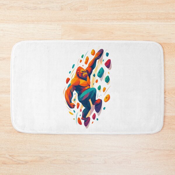 Item preview, Gorilla bouldering: Abstract climbing design designed and sold by Pineapple-Tree.