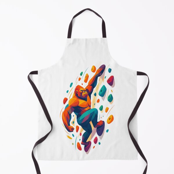 Item preview, Gorilla bouldering: Abstract climbing design designed and sold by Pineapple-Tree.