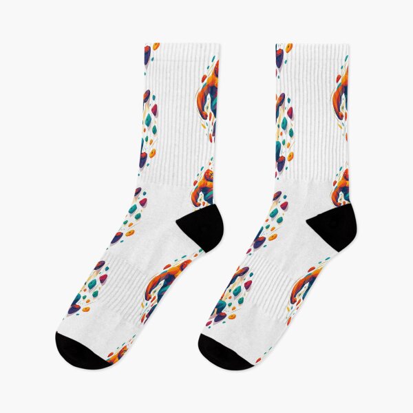 Item preview, Gorilla bouldering: Abstract climbing design designed and sold by Pineapple-Tree.