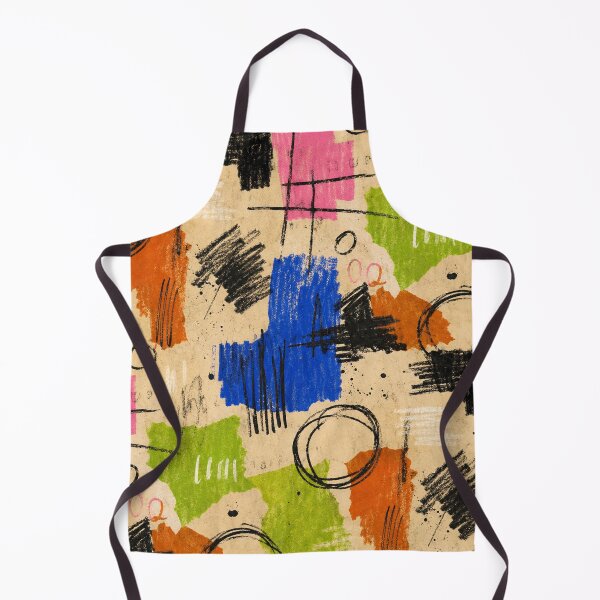Item preview, Abstract Scribble Pattern Colorful Modern Art Retro Texture Print designed and sold by TM DESIGNS AND MORE.