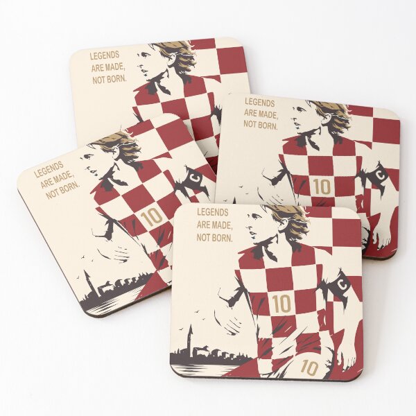 Item preview, Luka Modrić Croatia Football Legend Print designed and sold by Studio pod Burom.