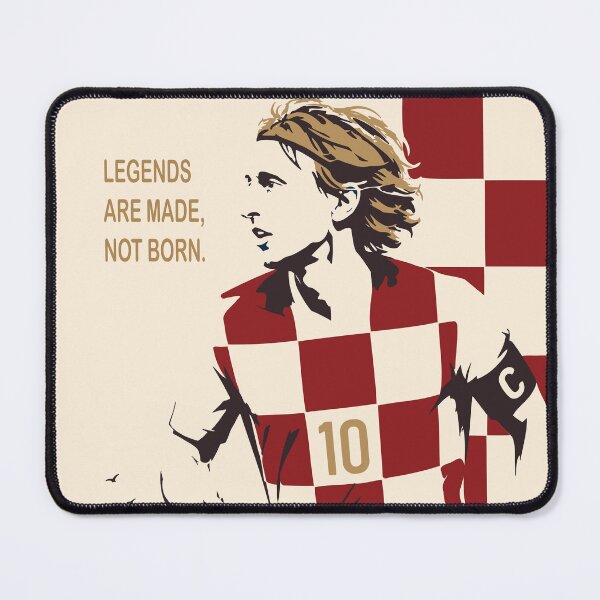 Item preview, Luka Modrić Croatia Football Legend Print designed and sold by Studio pod Burom.