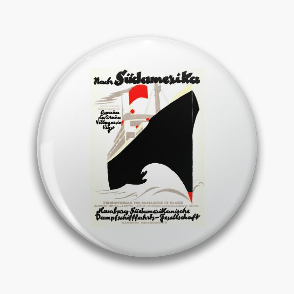 Item preview, Vintage Travel Poster | South America Steamship Art Deco Print | Hamburg Sud Poster | Maritime Adventure & Ocean Voyage designed and sold by artofuniverse.