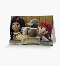 Rosie und Jim Grußkarte