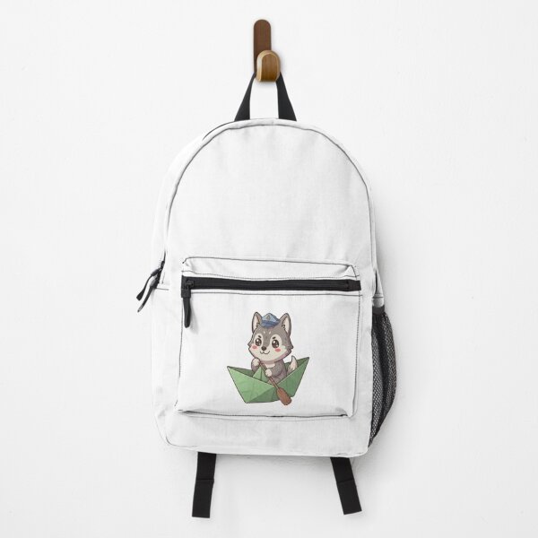 Item preview, Cute Wolf In Paper Boat designed and sold by Ella_Sketch.