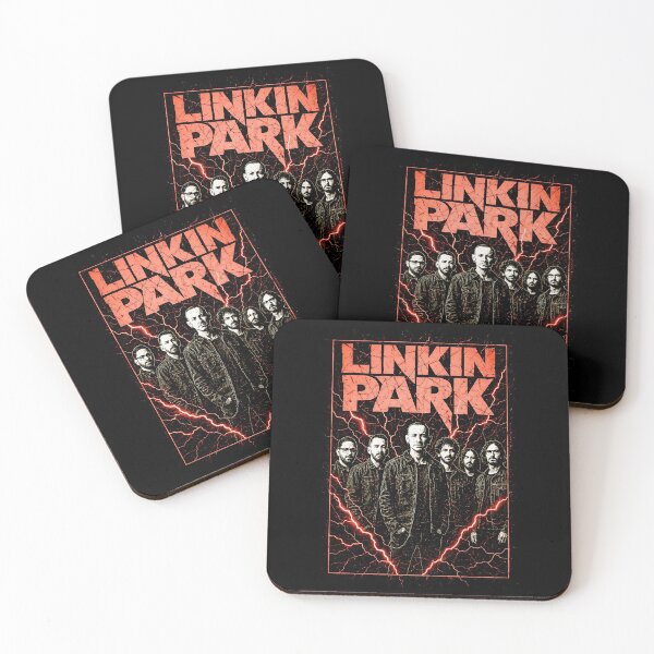 Item preview, Linkin Park Electric Red Poster Art designed and sold by interdesigner.