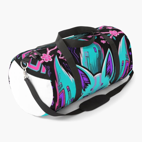 Item preview, Cyberpunk Sakura Fox - Neon Cherry Blossom Japanese Aesthetic designed and sold by Surviving Monday Club.