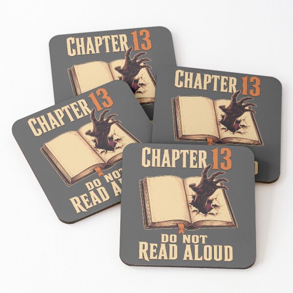 Item preview, Chapter 13 Haunted Book for Horror Readers designed and sold by POD DYNASTY | Original Print On Demand T-Shirt Graphics.