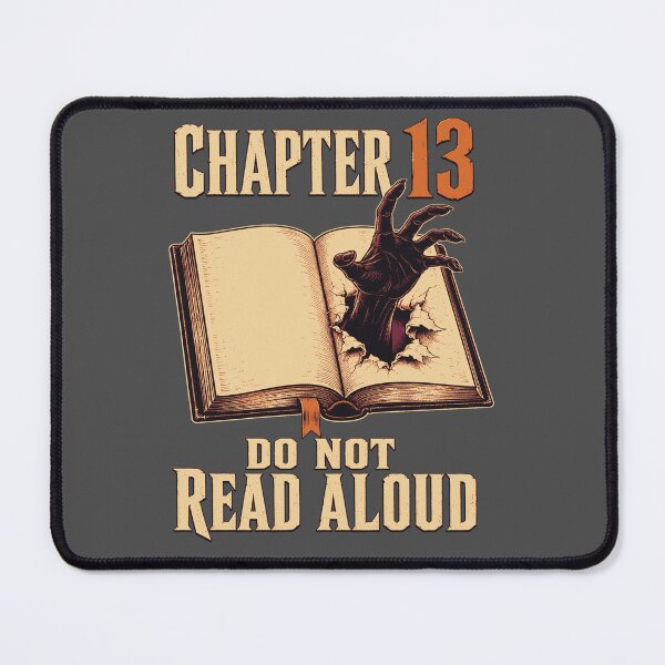 Item preview, Chapter 13 Haunted Book for Horror Readers designed and sold by POD DYNASTY | Original Print On Demand T-Shirt Graphics.