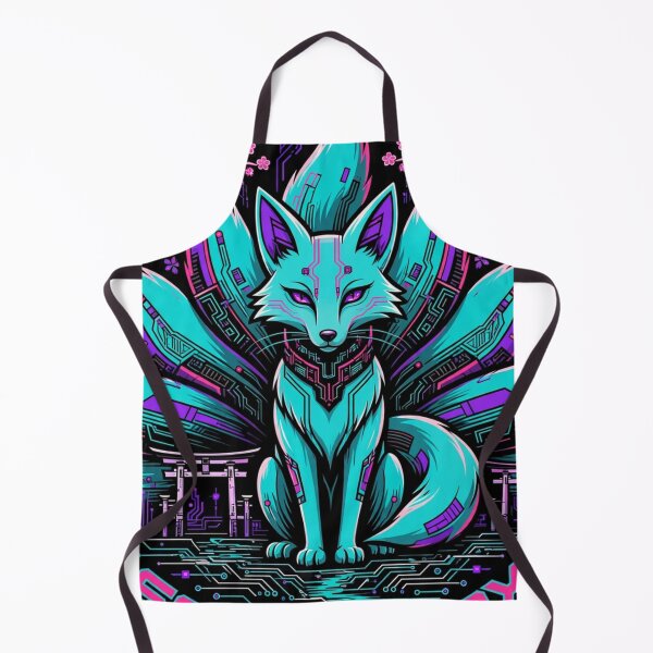 Item preview, Cyberpunk Sakura Fox - Neon Cherry Blossom Japanese Aesthetic designed and sold by Surviving Monday Club.