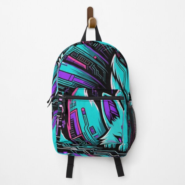 Item preview, Cyberpunk Sakura Fox - Neon Cherry Blossom Japanese Aesthetic designed and sold by Surviving Monday Club.