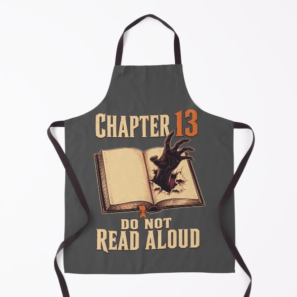 Item preview, Chapter 13 Haunted Book for Horror Readers designed and sold by POD DYNASTY | Original Print On Demand T-Shirt Graphics.