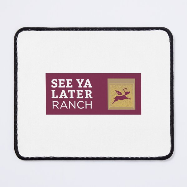 Item preview, See Ya Later Ranch Flying Dog Angel Logo designed and sold by Terbnsui.