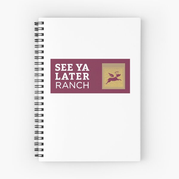 Item preview, See Ya Later Ranch Flying Dog Angel Logo designed and sold by Terbnsui.