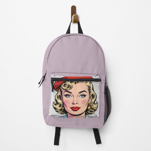 Item preview, Blonde Red Beret Girl - Vintage Pop Art designed and sold by MAISON SYLVIE.