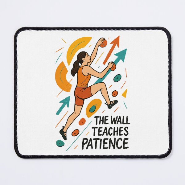 Item preview, Bouldering Women Motivation - Abstract Art designed and sold by Pineapple-Tree.