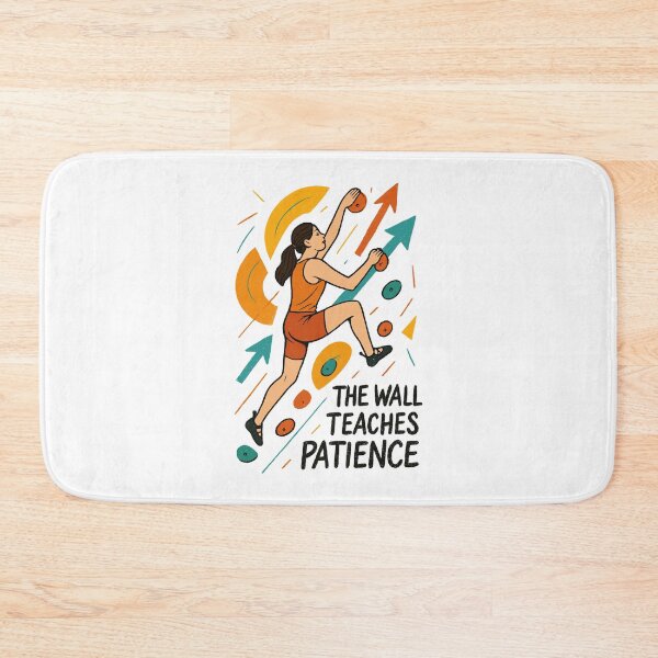 Item preview, Bouldering Women Motivation - Abstract Art designed and sold by Pineapple-Tree.