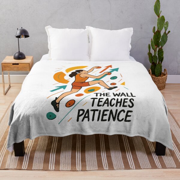 Item preview, Bouldering Women Motivation - Abstract Art designed and sold by Pineapple-Tree.