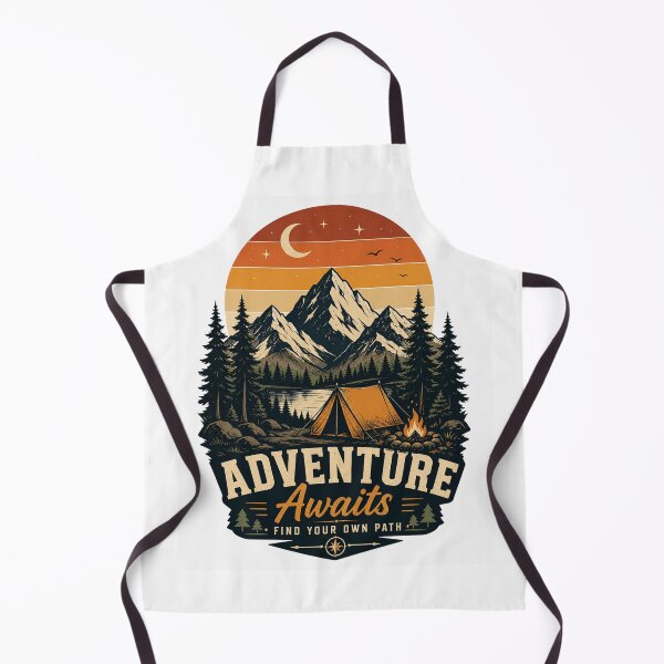 Item preview, Adventure Awaits – Mountain Camping Outdoor Adventure designed and sold by Fulaly.