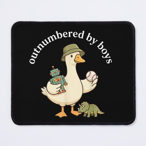 Item preview, Outnumbered By Boys Funny Mom Goose Family designed and sold by LASTIQUE-dd.