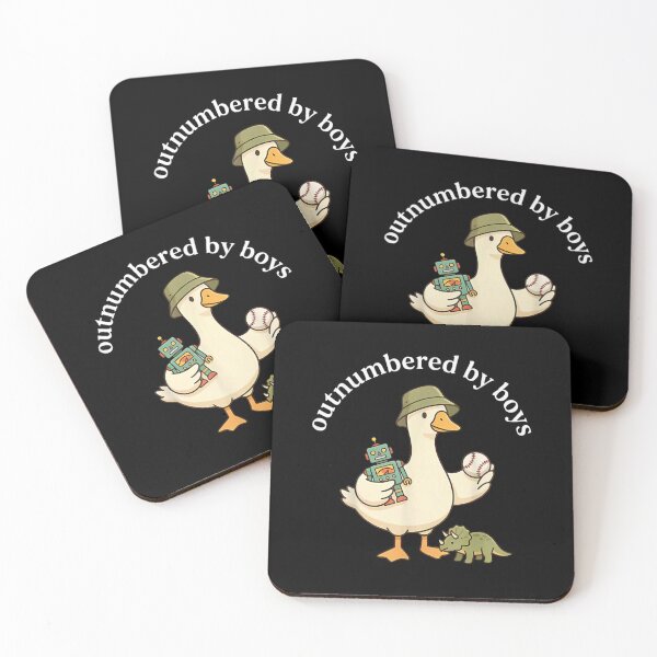 Item preview, Outnumbered By Boys Funny Mom Goose Family designed and sold by LASTIQUE-dd.