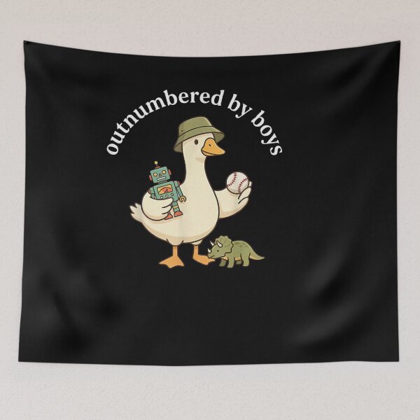 Item preview, Outnumbered By Boys Funny Mom Goose Family designed and sold by LASTIQUE-dd.