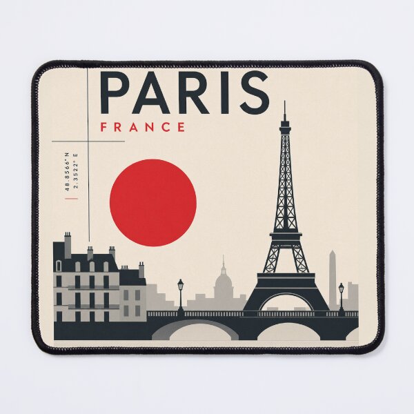 Item preview, Paris swiss style poster designed and sold by CMYKStudio.