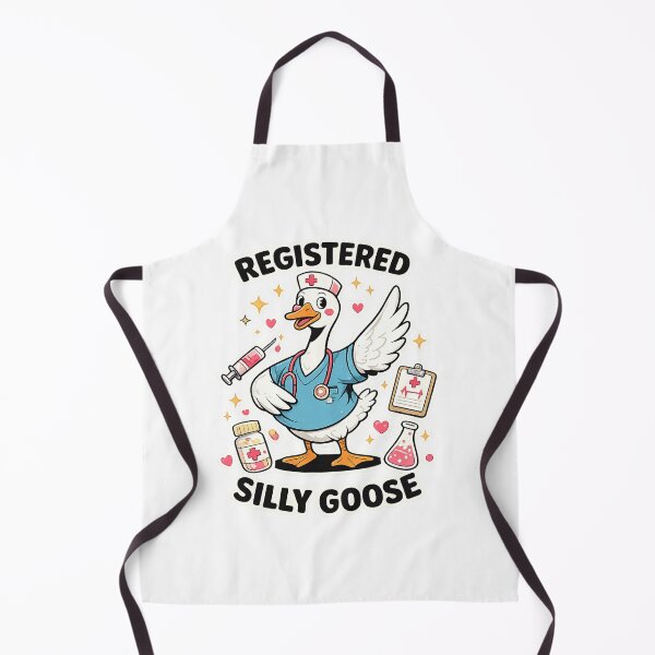 Item preview, Registered Silly Goose Nurse Funny Cute Healthcare Worker Gift T-Shirt designed and sold by konfikkonfik.