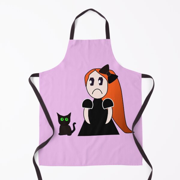 Item preview, Miss Morbid & Co with her black cat Mewento Mori designed and sold by Renée Nicole Gray Designs .