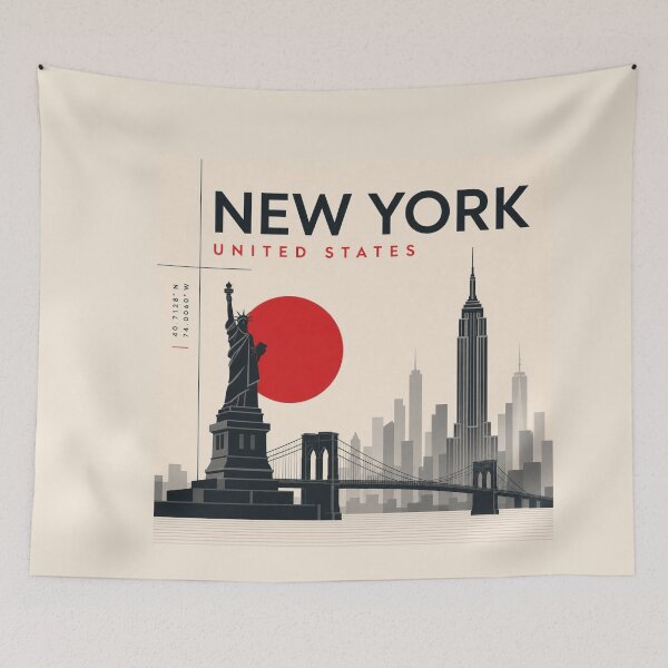 Item preview, New York swiss style poster designed and sold by CMYKStudio.