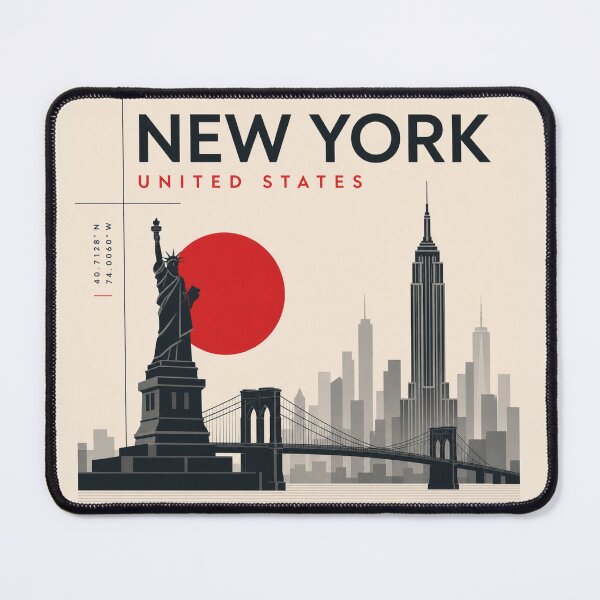 Item preview, New York swiss style poster designed and sold by CMYKStudio.