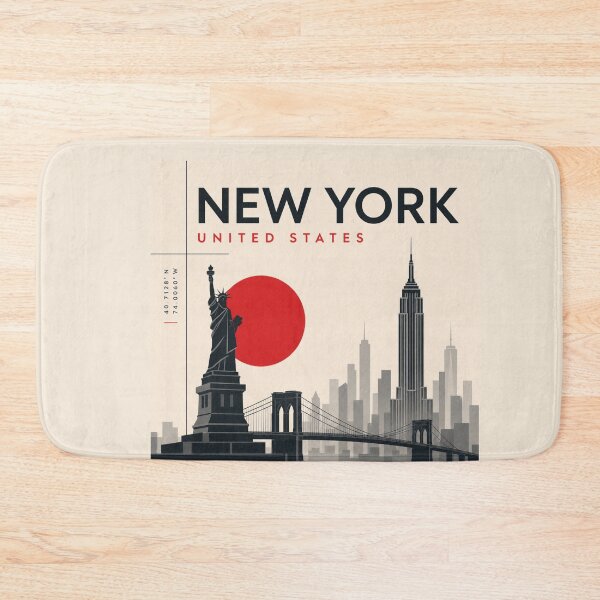 Item preview, New York swiss style poster designed and sold by CMYKStudio.