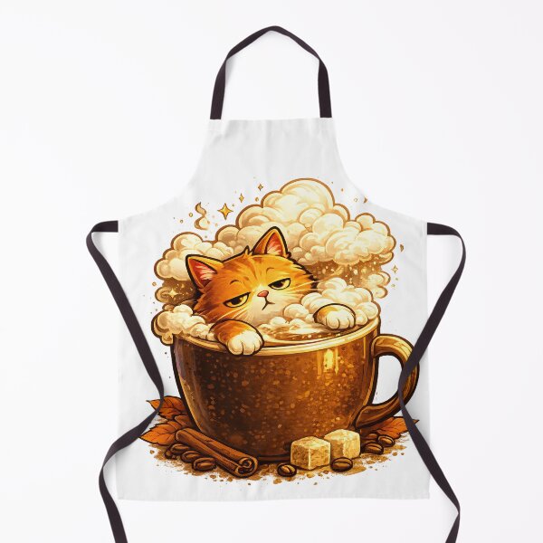 Item preview, Sleepy Orange Cat Coffee Mug Cozy Autumn Coffee Lover Illustration designed and sold by favoprintaart.