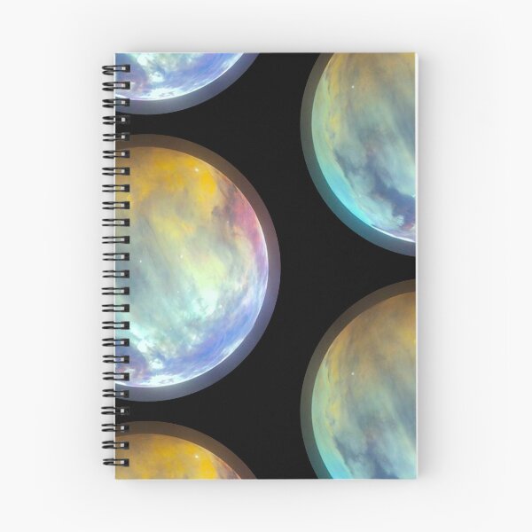 Item preview, abstract multicolor planet designed and sold by noob publishing.
