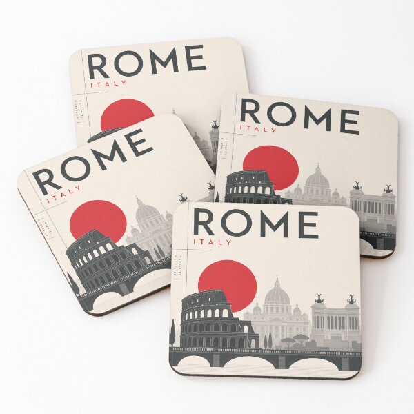 Item preview, Rome swiss style poster designed and sold by CMYKStudio.