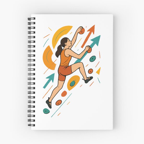 Item preview, Bouldering Women Motivation - Abstract Art designed and sold by Pineapple-Tree.
